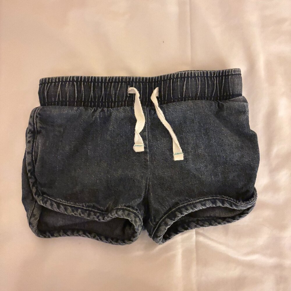 Cat & Jack 18 months girls elastic waist denim shorts